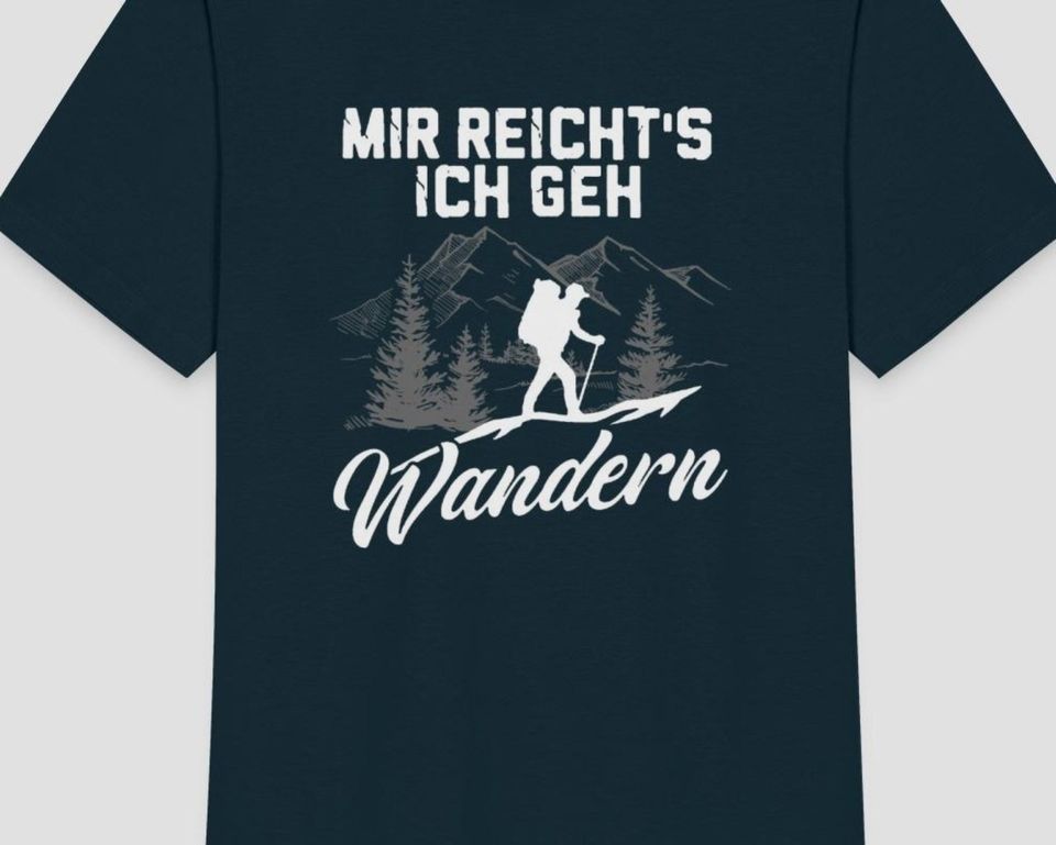 ★★ “Mir reicht´s ich geh wandern” + T-SHIRT + L + SEHR GUT in Zwickau