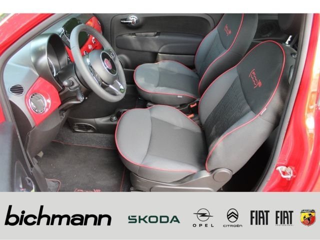 Fiat 500 (RED) 1.0 Hybrid Panorama Alu Freisprech DAB in Hemer