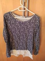 Süßes Esprit Shirt/Pullover mit Blümchen, blau/weiss, Größe M Nordrhein-Westfalen - Lotte Vorschau