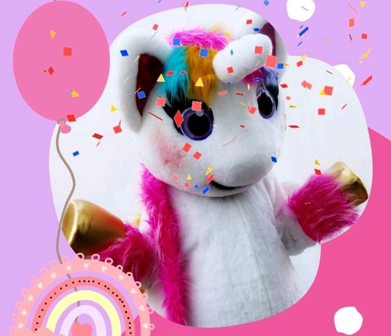 Geburtstag  Event Party Einhorn Maskottchen in Wachtberg