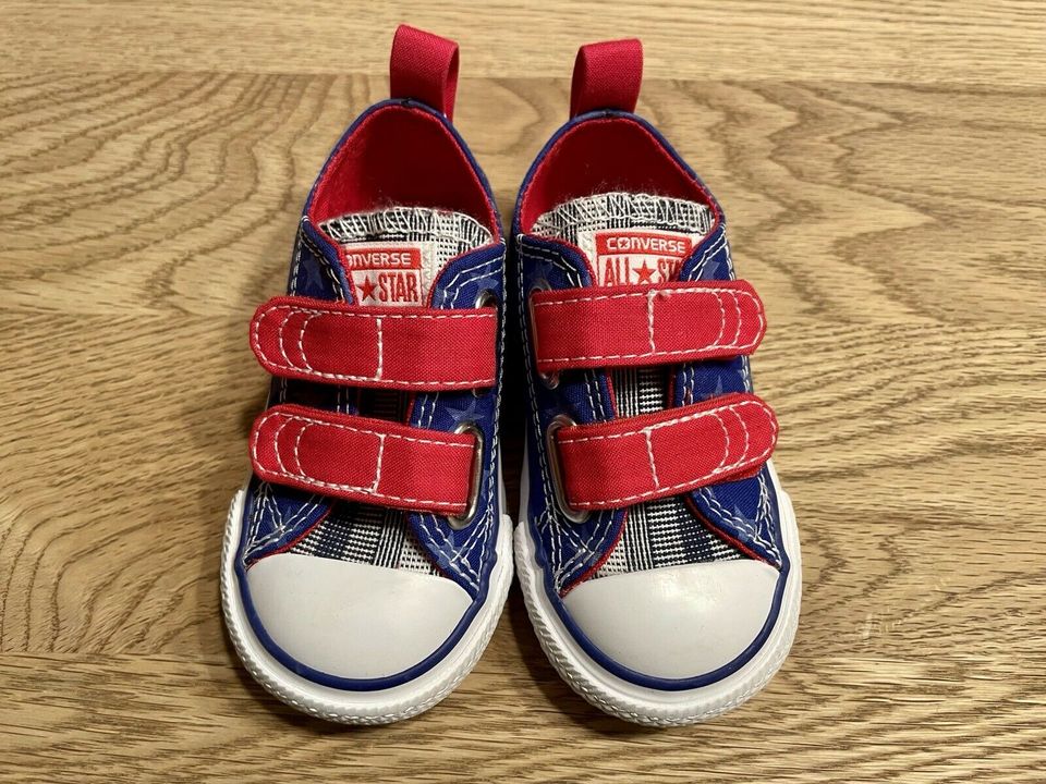 ⭐️ Kinderschuhe 21 | CONVERSE Chucks/Sneaker | blau-rot | NEU ⭐️ in Grevenbroich