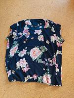 Blusenshirt,  Gr. 46, Bexleys, blau-bunt Saarland - Mandelbachtal Vorschau