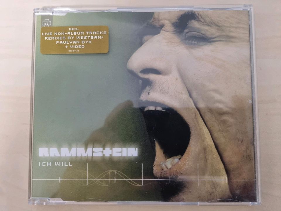 CD Rammstein Ich will 6 Track Maxi mit Sticker in Mindelheim