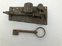 Geschmiedetes antikes Türschloss mit Schlüssel für Sammler Baden-Württemberg - Freiburg im Breisgau Vorschau