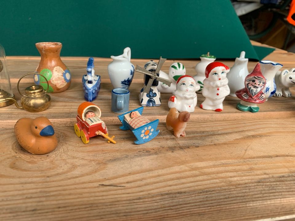 Verschiedene Miniaturen für Setzkästen Setzkasten 30 Stück Set in Neuenhaus