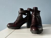 Zara Trafaluc 37 braun Leder Stiefelette Absatz Boots Schuhe Nordrhein-Westfalen - Bad Salzuflen Vorschau
