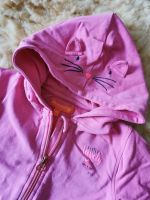 Neuwertig - Jacke Sweater Staccato lachs rosa pink Katze Kapuze Nordrhein-Westfalen - Krefeld Vorschau