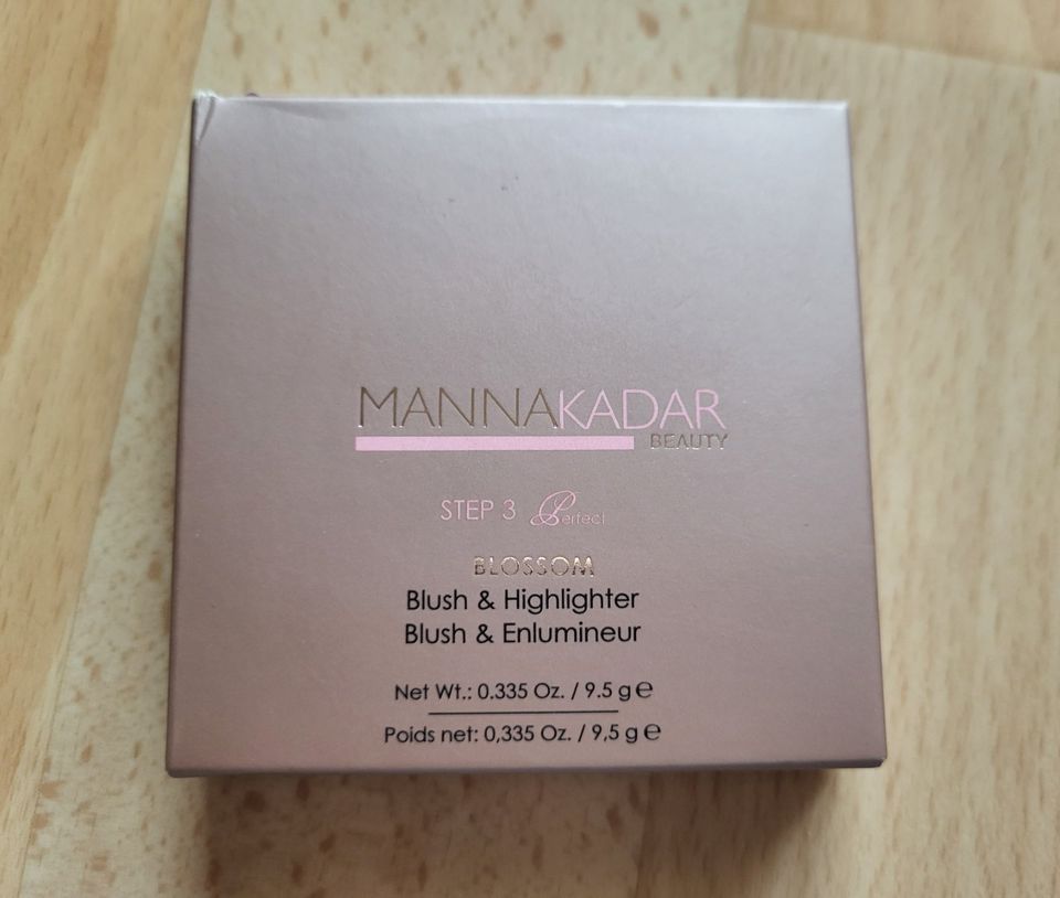 Mannakadar Beauty, Blush&Highlighter, 9,5g, Blossom, NEU in OVP in Flensburg