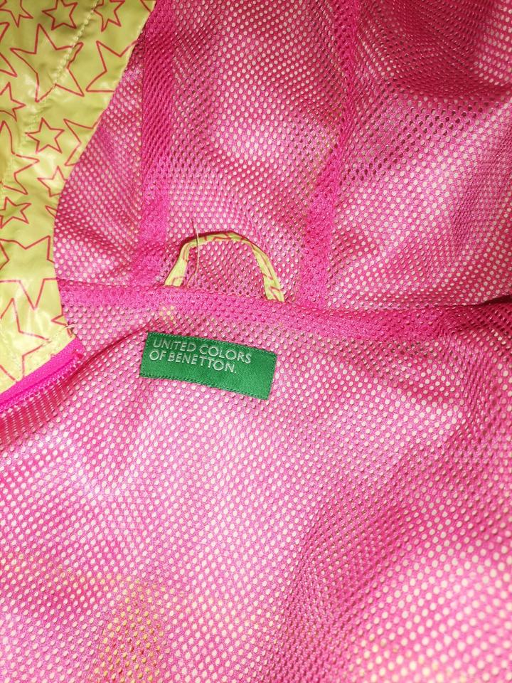 Benetton Jacke Windbreaker Mädchen Gr.164 Gr.170 Gelb Pink in Dortmund