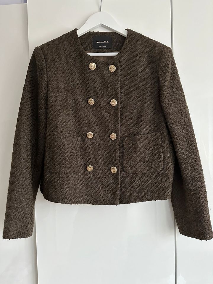 Massimo Dutti Boucle Bouclé Blazer Jacke wie Celine in Mörfelden-Walldorf