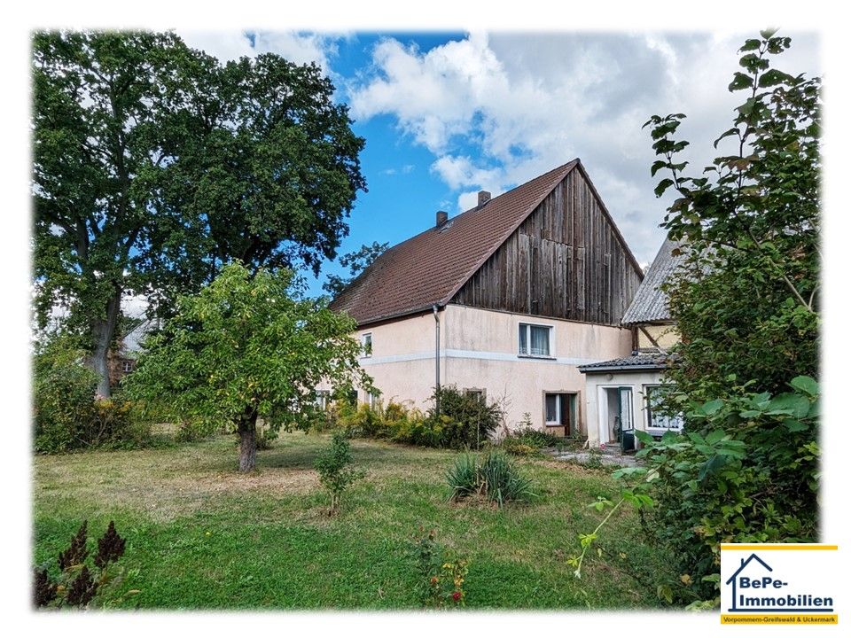 BePe-Immobilien- altes Landhaus mit Stallgebäude, Scheune und Bauerngarten (Selbstversorger mit Tierhaltung) zu verkaufen in Zerrenthin