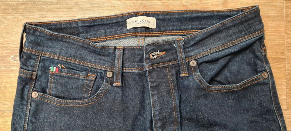 3X Selected Homme Slim Leon Herren Jeans Hose Größe. W30/L34 in Aßlar