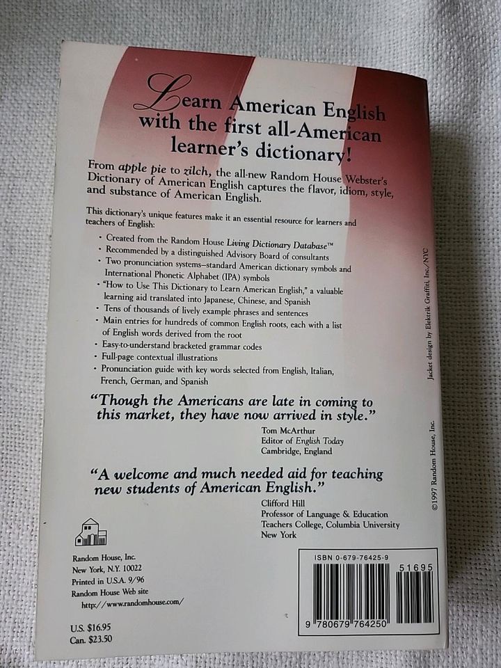 Random House Webster's Dictionary of American English: For ESL St in Recklinghausen