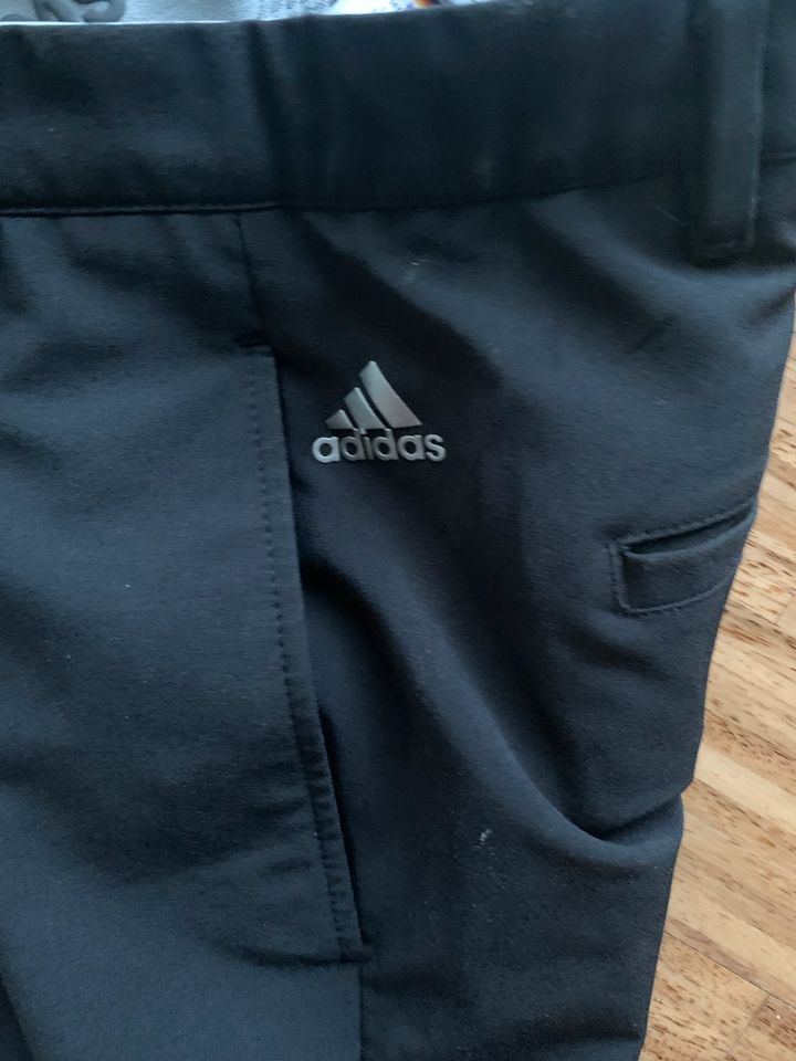 Lange Adidas Sporthose Hose Gr 164 14 Jahre schwarz wie neu in Grünwald