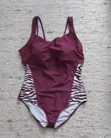 **NEU** BONPRIX Badeanzug schwimmanzug Beere weiss animalprint 48 Hessen - Fulda Vorschau