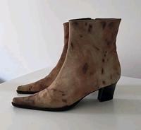 Echtleder Cowboystiefel Absatzschuhe Stiefeletten Gr 38,5 leopard Bayern - Würzburg Vorschau