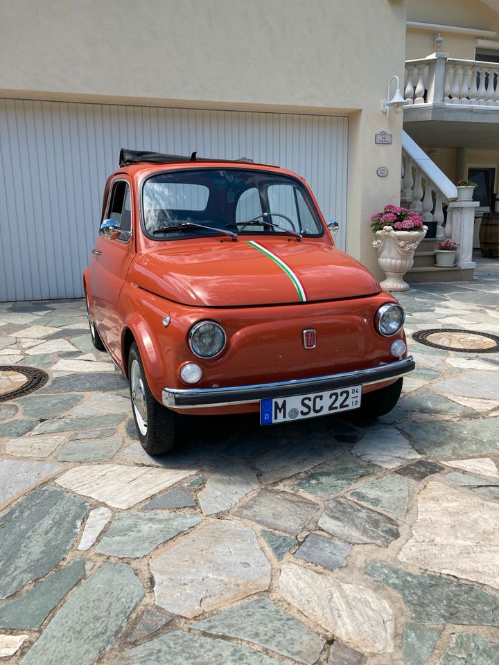 Fiat 500 F Rundtacho Wertgutachten 2 / TÜV neu in Oberhaching