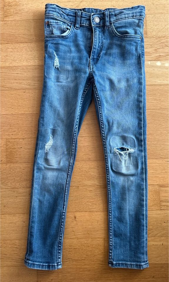 H&M Skinny Fit Jeans blau Mädchen Gr. 122 in Köln