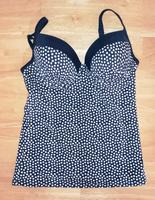 Tankini Oberteil Boden 75 C Bikini blau Punkte Cups Bademode Bayern - Rieden Vorschau