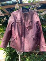 Lederjacke, Damen, xl, 42, Beere Niedersachsen - Berumbur Vorschau