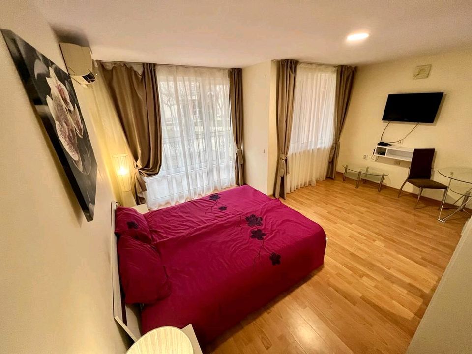 HOLIDAY FORT NOKS PRIVATEM GARTEN 1️⃣ Zimmer ☀️ Wohnung Sonnenstrand Bulgarien Immobilien in Tarp