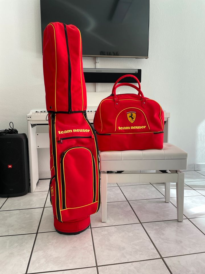 Original Ferrari Golf Cartbags Tasche Team Neuser Weekender neu in München