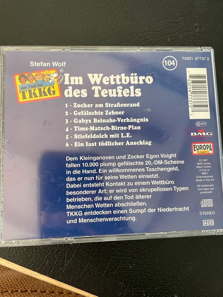 CD TKKG Hörspiel in Freiburg im Breisgau