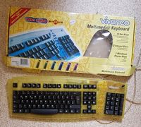 Nagelneue Tastatur.: Vivanco Multimedia Keyboard Hessen - Wiesbaden Vorschau
