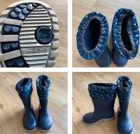 dunkelblaue Gummistiefel mit herausnehmbarem Warmfutter Gr 25 Baden-Württemberg - Neuhausen Vorschau