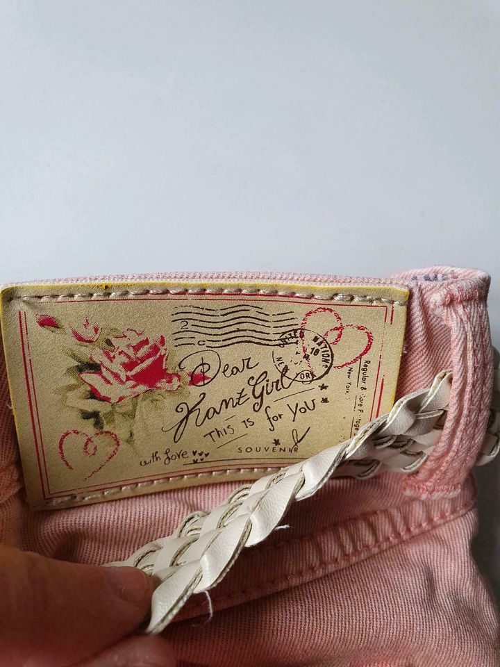 Kanz Mädchenjeans rose Gr. 92 in Kreuzau