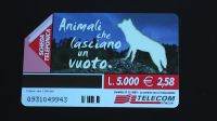 Telefonkarte Italien * Animali * Telecom Italia * Umweltschutz Bergedorf - Hamburg Allermöhe  Vorschau