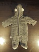 Baby Schneeanzug  Winter Body Overall Plüsch Grau Größe 56 Leipzig - Stötteritz Vorschau