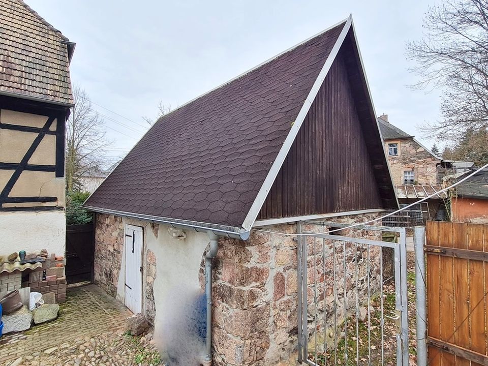 Ein- bis Zweifamilienhaus • Lichtenau • Denkmal • massive Nebengebäude • Vermietungsobjekt in Lichtenau