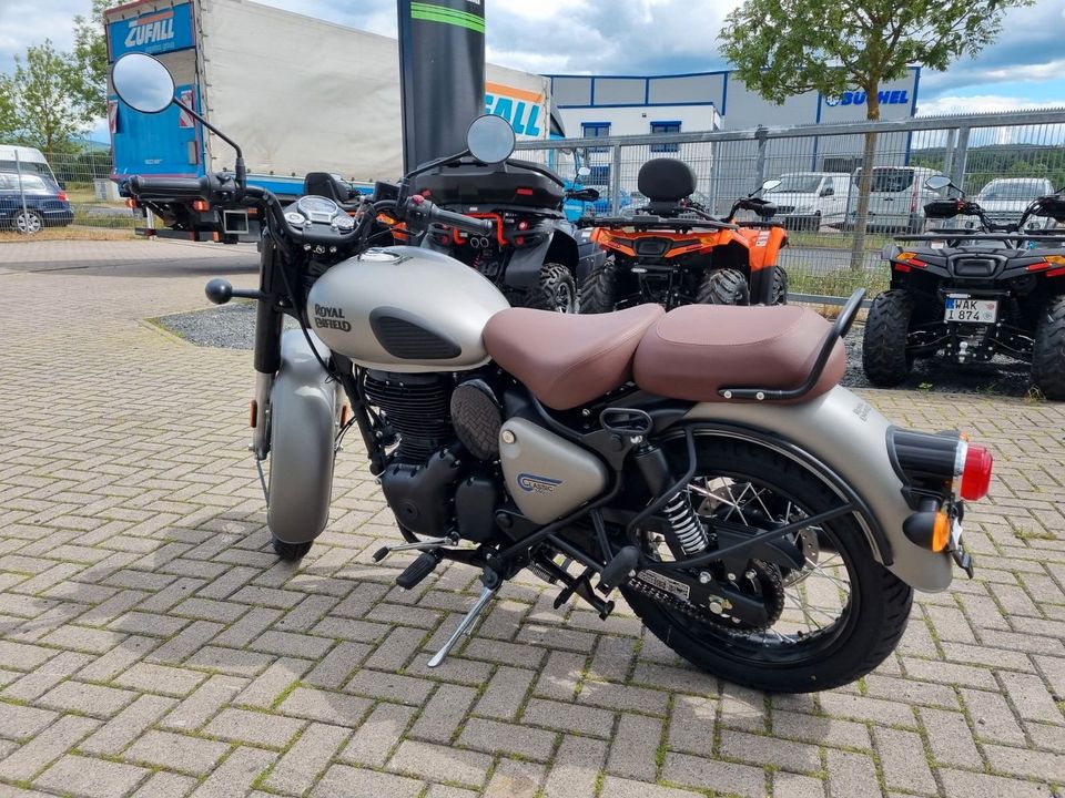 Motorrad Bike Royal Enfield Classic 350 ABS Dark und Signals in Barchfeld