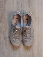Remonte Soft, leichte Slip On Sneaker in grau aus Leder, Gr. 38 Nordrhein-Westfalen - Werl Vorschau