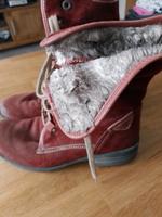 Josef Seibel Stiefel gefüttert rot Gr. 38 Niedersachsen - Bad Bevensen Vorschau