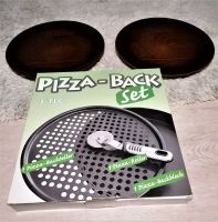 Pizza-Back Set    3tlg.     + 2 Pizzateller   - Gesamtpreis - Niedersachsen - Vechelde Vorschau