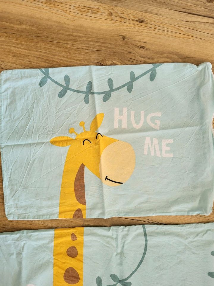 Bettwäsche kinder 90x120 Dschungel Giraffe Wende in Hamburg