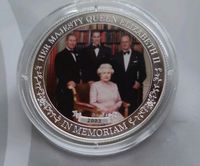 Gedenkprägung Queen Elizabeth 2., 3 Generationen Windsor Hessen - Flieden Vorschau
