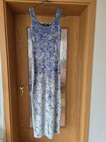 Langes Samtkleid in Blau/Lila/Weiß Thüringen - Gotha Vorschau