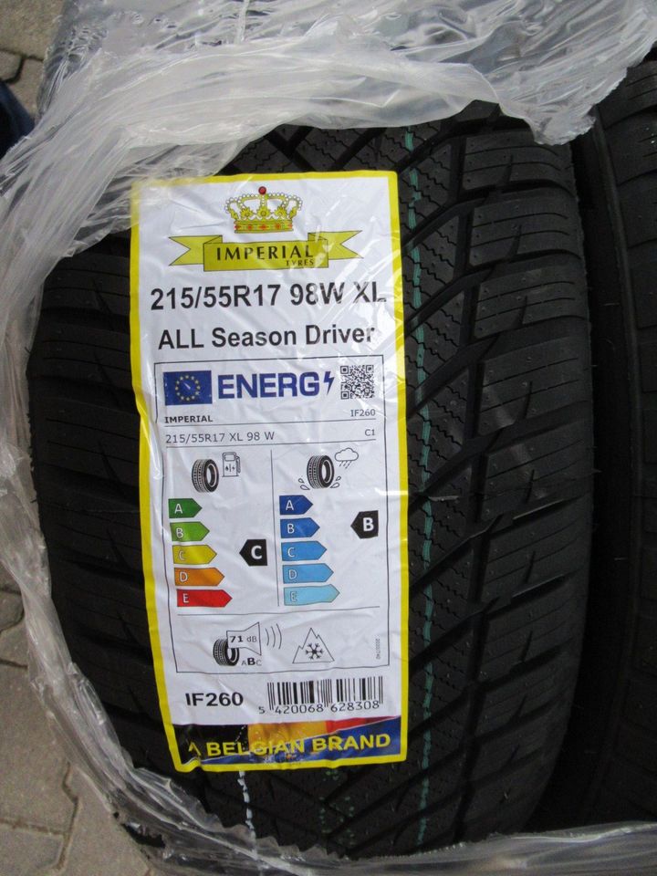 Imperial 4Seasons 215/55 R17 98W XL Allwetterreifen Hyundai Kona in Ockenheim