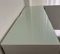 BESTÅ TV-Platte, Glas weiß/hellgrün, 180x40 cm Nordrhein-Westfalen - Eschweiler Vorschau