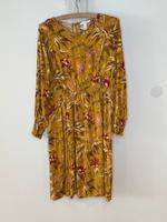Umstandskleid Ocker Blumen Schwangerschaftsmode H&M XL 42 Hessen - Wehrheim Vorschau
