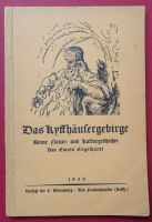 ** Engelhardt, Broschüre "Das Kyffhäusergebirge" ** Sachsen - Chemnitz Vorschau