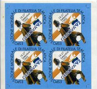 (0092) Vignette Briefmarken-Weltausstellung Genf 1992 PORTOFREI Bayern - Cadolzburg Vorschau