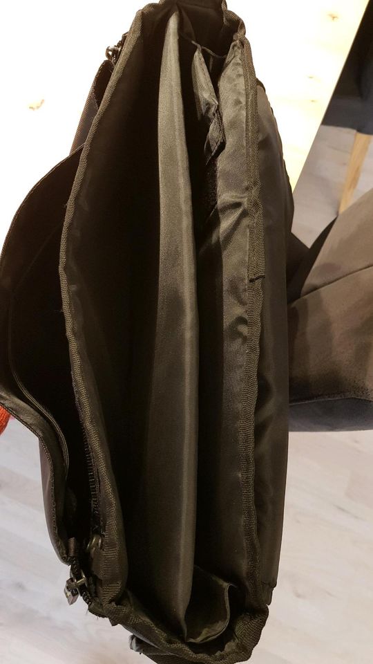 Laptop Tasche Business Bag Tragus grau schwarz mit Umhängegurt in Hemmingen