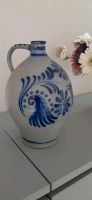 Steinzeug Keramik Vase Krug Ton Flasche Steingut blau grau Köln - Nippes Vorschau