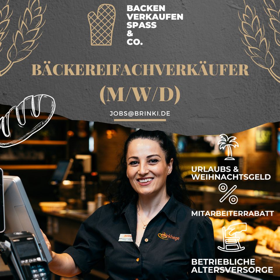 BÄCKEREIFACHVERKÄUFER (M/W/D) IN OSNABRÜCK in Osnabrück