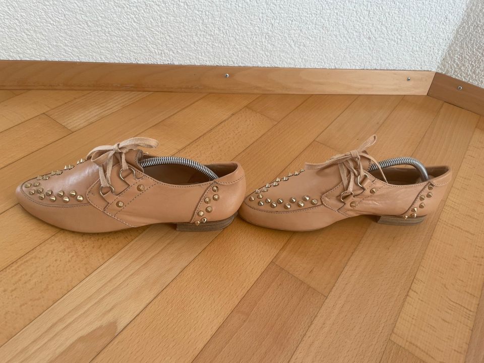 Breska Shoes Gr.38 Nude Leder Damenschuhe in Pfullingen