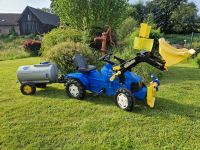 Rolly Toys Traktor Frontlader + Jumbo Anhänger + Seilwinde Nordrhein-Westfalen - Bergisch Gladbach Vorschau